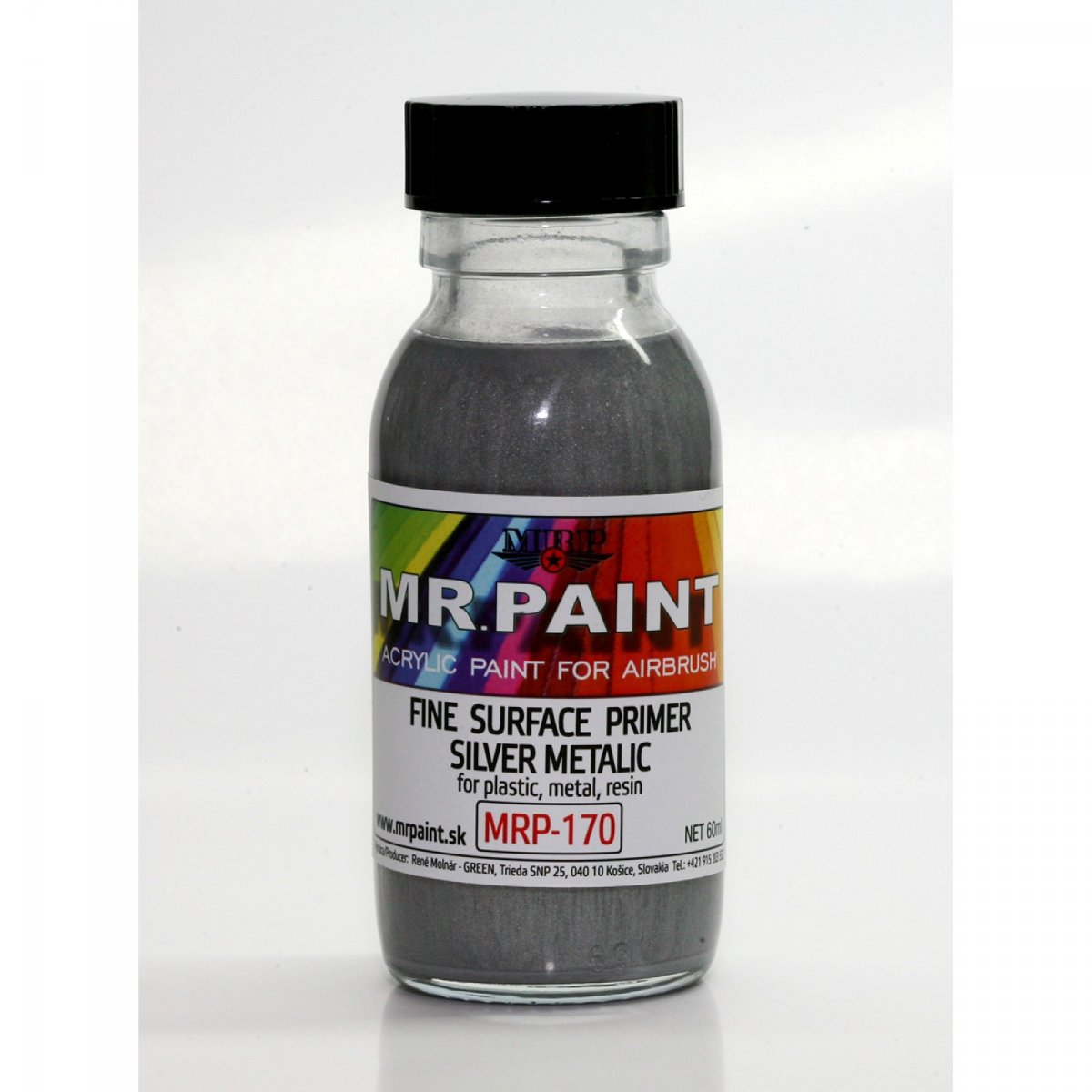 MR. Paint MRP-LPS FINE SURFACE PRIMER-SILVER METALIC 50ml