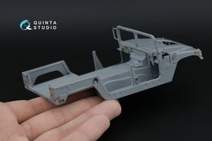 Quinta Studio QD35154 Humvee family 3D-Printed &amp;amp; coloured Interior on decal paper (ICM) 1/35 – immagine 5