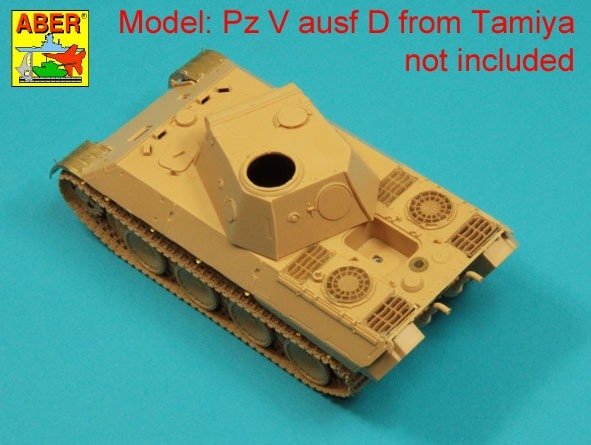 Aber 48A33 Grilles pour Panther D 1/48  – image 8