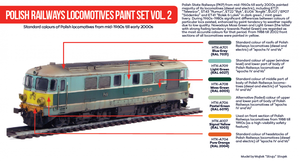 Hataka HTK-AS42 Polish Railways locomotives paint set vol. 2 – immagine 2