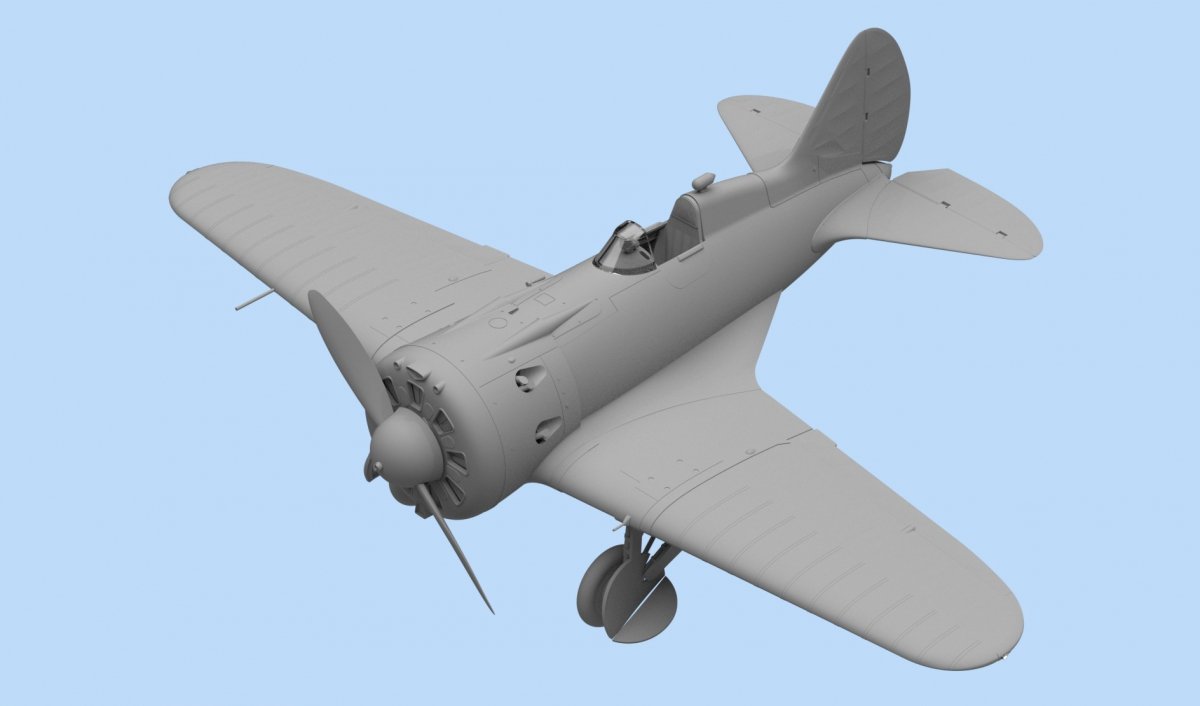 ICM 48097 I-16 type 24, WWII Soviet Fighter 1/48 – Bild 2