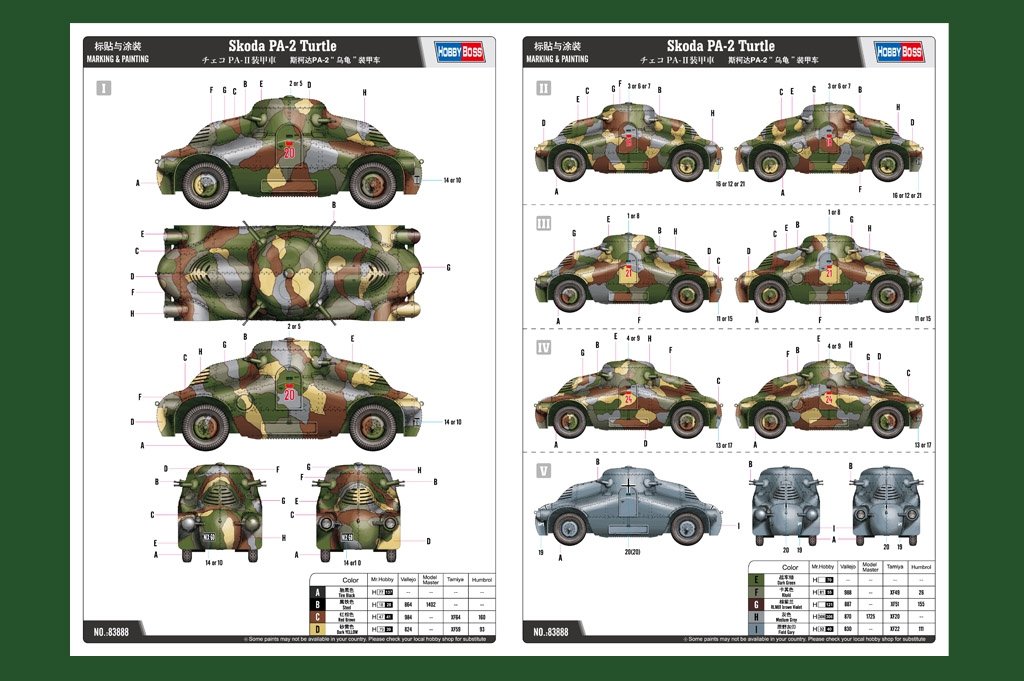 Hobby Boss 83888 Skoda PA-2 Turtle 1/35 – immagine 2