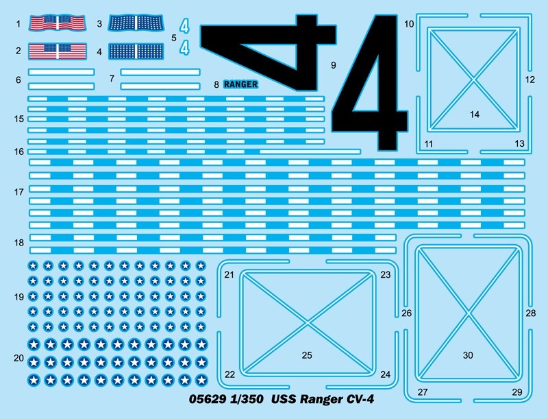 Trumpeter 05629 USS Ranger CV-4 1/350 – imagen 6