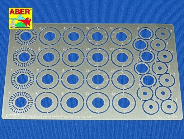 Aber 24025 Standartowe nacinane tarcze hamulcowe sr. 12mm 1/24