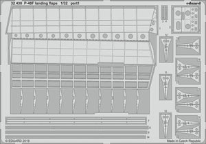 Eduard 32430 P-40F landing flaps 1/32 TRUMPETER – image 2