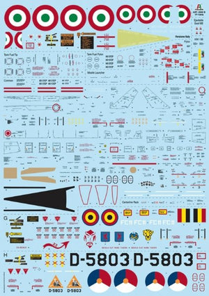 Italeri 2509 TF-104 G Starfighter 1/32 – immagine 6