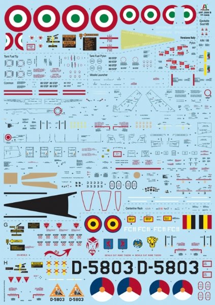 Italeri 2509 TF-104 G Starfighter 1/32 – immagine 6