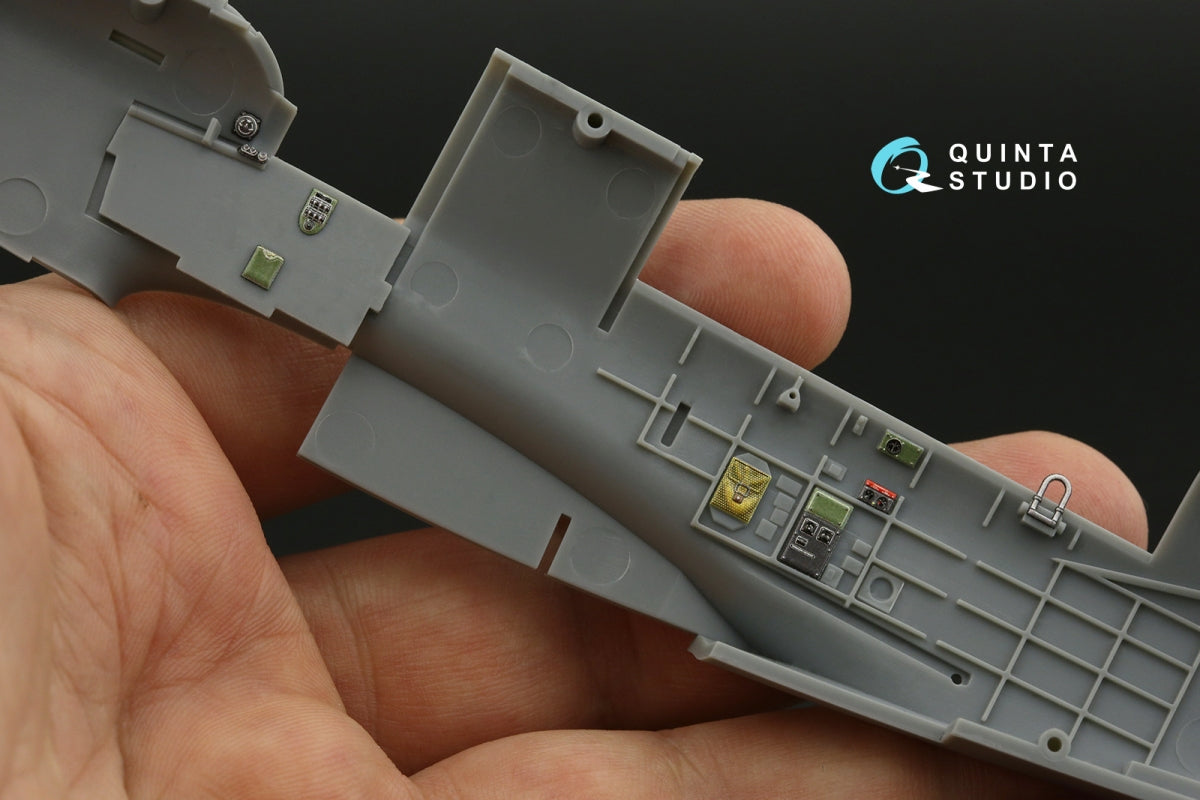 Quinta Studio QDS-48423 Fairey Fulmar Mk.I 3D-Printed &amp;amp; coloured Interior on decal paper (Trumpeter) (Small version) 1/48 – immagine 5
