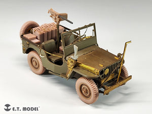ET Model P35-156 USArmy Jeep Willys MB 1/4-ton 4x4 Truck Sagged Wheels 1/35 – image 8