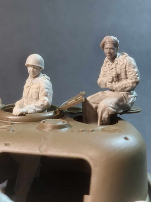 Panzer Art FI35-215 British Sherman tanks turret Pixie suit set 1/35 – zdjęcie 5