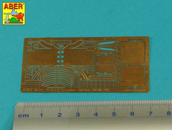 Aber 48053 Jagdtiger Sd.Kfz. 186 –przednie i tylnie błotniki / Jagdtiger Sd.Kfz. 186 –Front &amp;amp; Rear Fenders 1/48 – immagine 9
