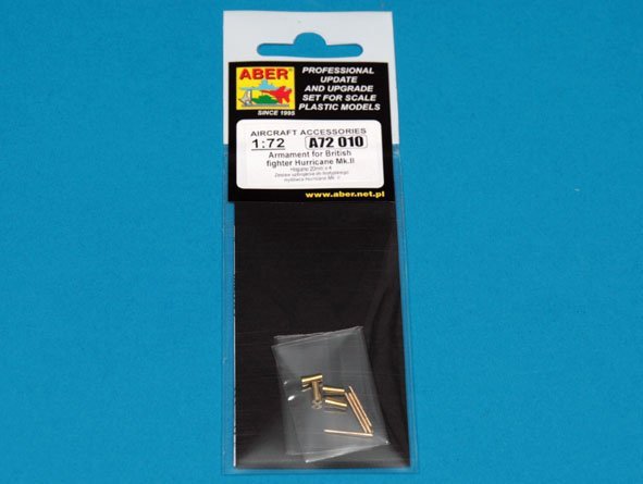 Aber A72 010 Armament for British fighter Hurricane Mk.II; Hispano 20mm x 4 1/72 – immagine 7