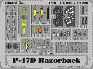 Eduard BIG4815 P-47D-20 1/48 TAMIYA – immagine 5