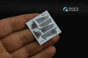 Quinta Studio QD48395 F-14A 3D-Printed &amp;amp; coloured Interior on decal paper (Hobby Boss) 1/48 – imagen 6