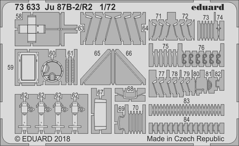 Eduard 73633 Ju 87B-2/ R2 AIRFIX 1/72 – zdjęcie 2