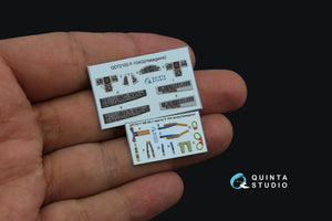 Quinta Studio QD72100 F-104G 3D-Printed &amp;amp; coloured Interior on decal paper (Hasegawa) 1/72 – immagine 4