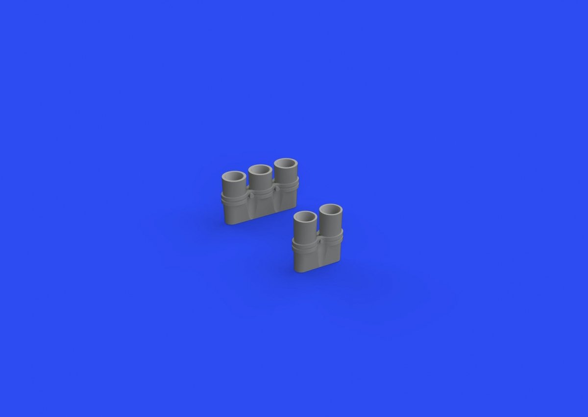 Eduard 648683 F6F exhaust stacks EDUARD 1/48 – immagine 2