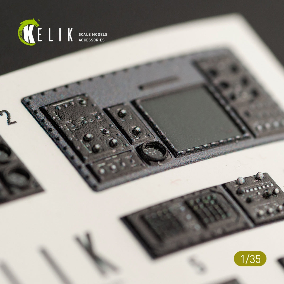KELIK K35013 SH-60B INTERIOR 3D DECALS FOR KITTY HAWK KIT 1/35 – immagine 9