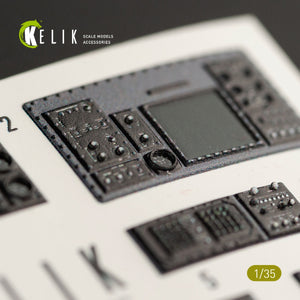 KELIK K35013 SH-60B INTERIOR 3D DECALS FOR KITTY HAWK KIT 1/35 – immagine 9