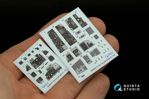 Quinta Studio QDS-48245 F-4EJ Kai 3D-Printed &amp;amp; coloured Interior on decal paper (ZM SWS) (Small version) 1/48 – Bild 4
