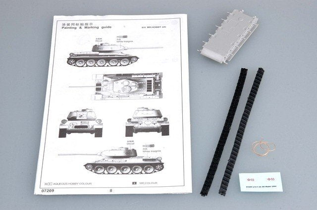Trumpeter 07209 T-34/85 Model 1944 1/72 – imagen 2