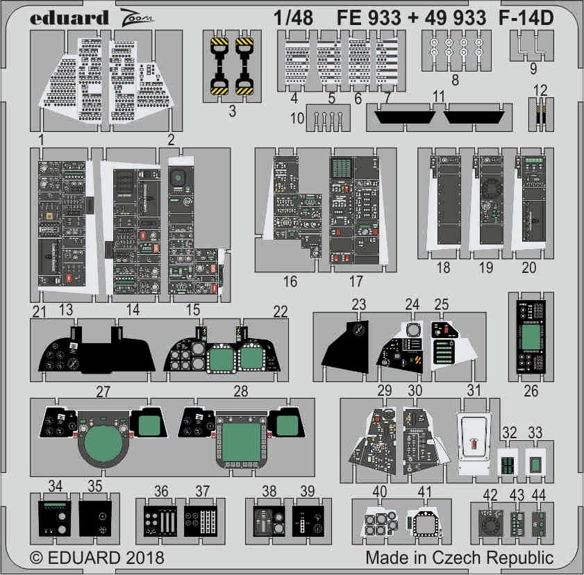 Eduard FE933 F-14D 1/48