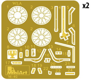 MiniArt 35422 U.S. SOLDIERS WITH WLA MOTORCYCLES 1/35 – imagen 3