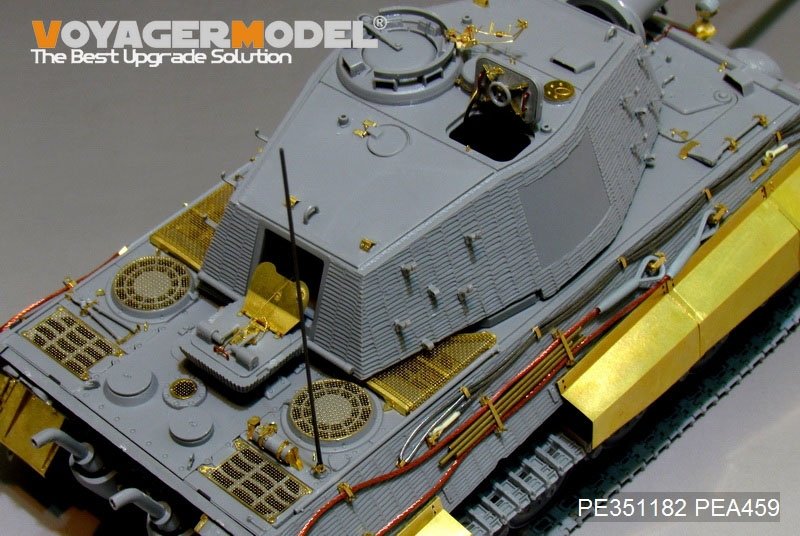 Voyager Model PE351182 WWII German King Tiger (Hensehel Turret)（For DRAGON/ZVEZDA kit） 1/35 – immagine 6