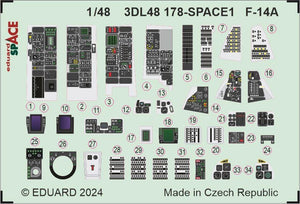 Eduard 3DL48178 F-14A SPACE GREAT WALL HOBBY 1/48  – image 4