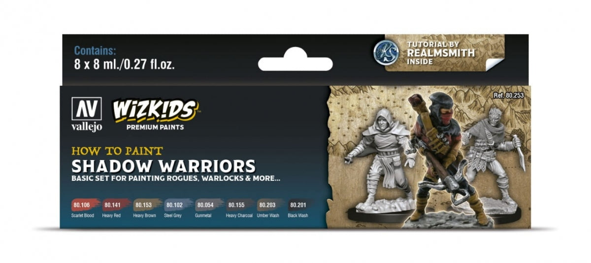 Vallejo 80253 Wizkids Shadow Warriors Set 8x8ml