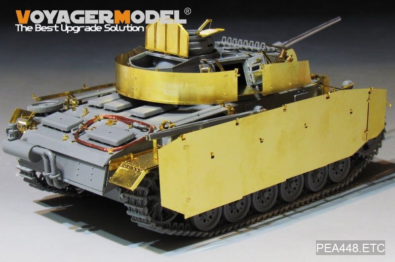 Voyager modèle PEA448 WWII allemand Pz.Kpfw.III Ausf.M/N armure supplémentaire (pour TAKOM) 1/35 – image 3