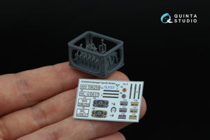 Quinta Studio QD+48546 Kubelwagen Type 82 3D-Printed &amp;amp; coloured Interior on decal paper (Tamiya) (with 3D-printed resin parts) 1/48 – imagen 5