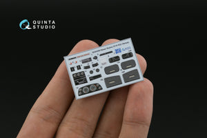 Quinta Studio QD24006 Nissan Skyline GT-R R32 3D-Printed &amp;amp; coloured Interior on decal paper (Tamiya) 1/24 – Bild 3