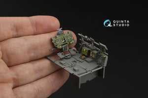 Quinta Studio QD35083 A6M2 Zero (Mitsubishi Prod.) 3D-Printed &amp;amp; coloured Interior on decal paper (Border Model) 1/35 – imagen 9
