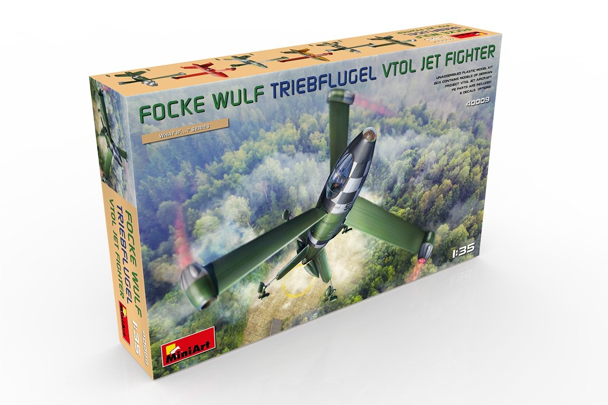 MiniArt 40009 Focke Wulf Triebflugel (VTOL) chasseur à réaction 1/35  – image 4