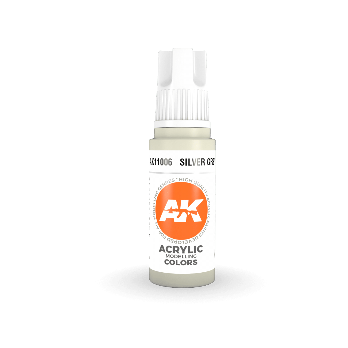 AK Interactive AK11006 Silver Grey 17ml – immagine 2