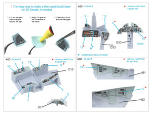 Quinta Studio QDS-72173 Blackburn Buccanneer S.2B Late 3D-Printed &amp;amp; coloured Interior on decal paper (Airfix) (small version) 1/72 – Bild 2