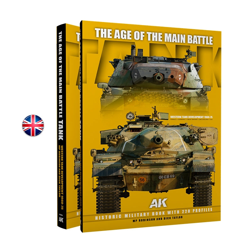 AK Interactive AK130014 L&amp;#39;ÈRE DU CHAR DE COMBAT PRINCIPAL - Anglais