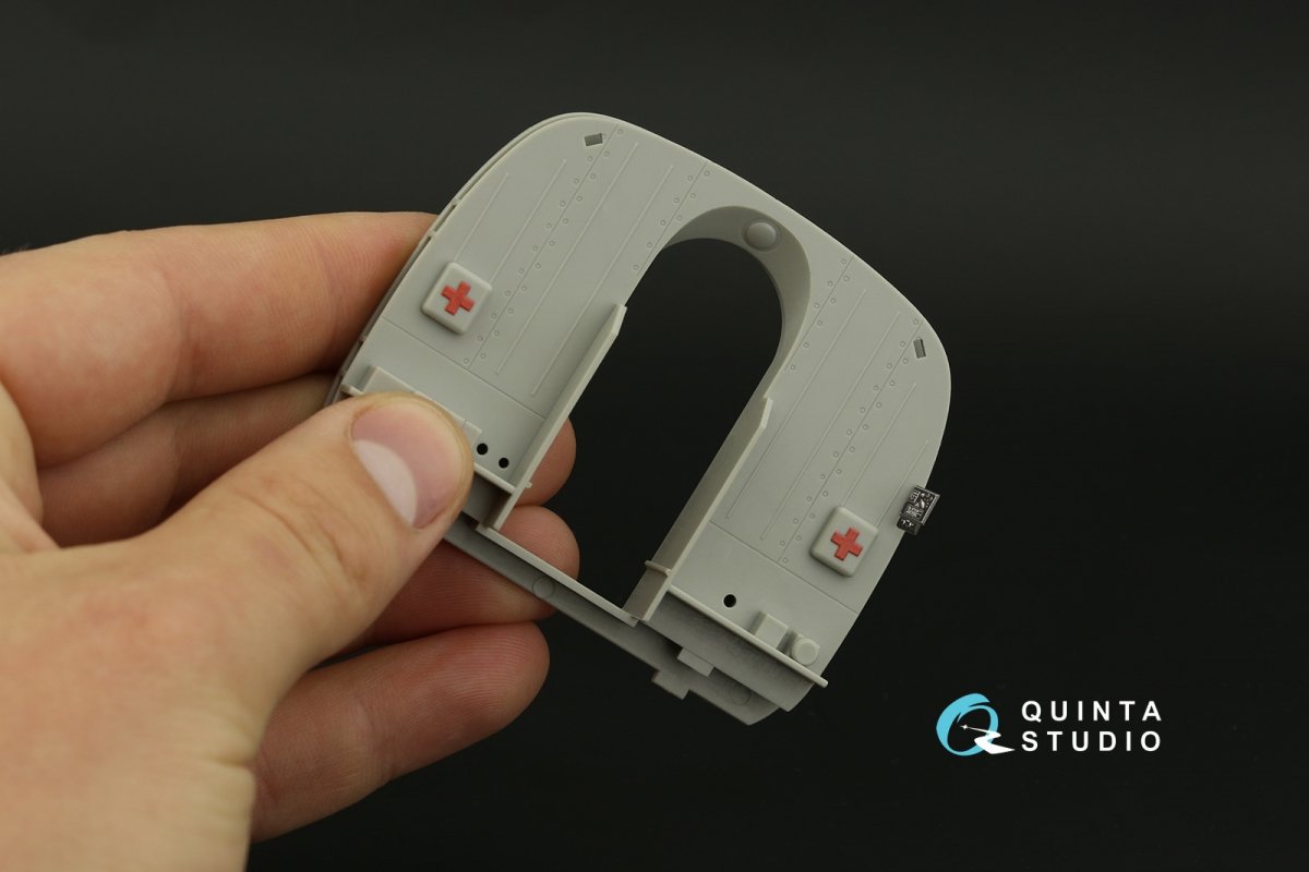Intérieur imprimé en 3D et coloré sur papier décalcomanie Quinta Studio QD35065 Mi-8MT (Trumpeter) 1/35 – image 8
