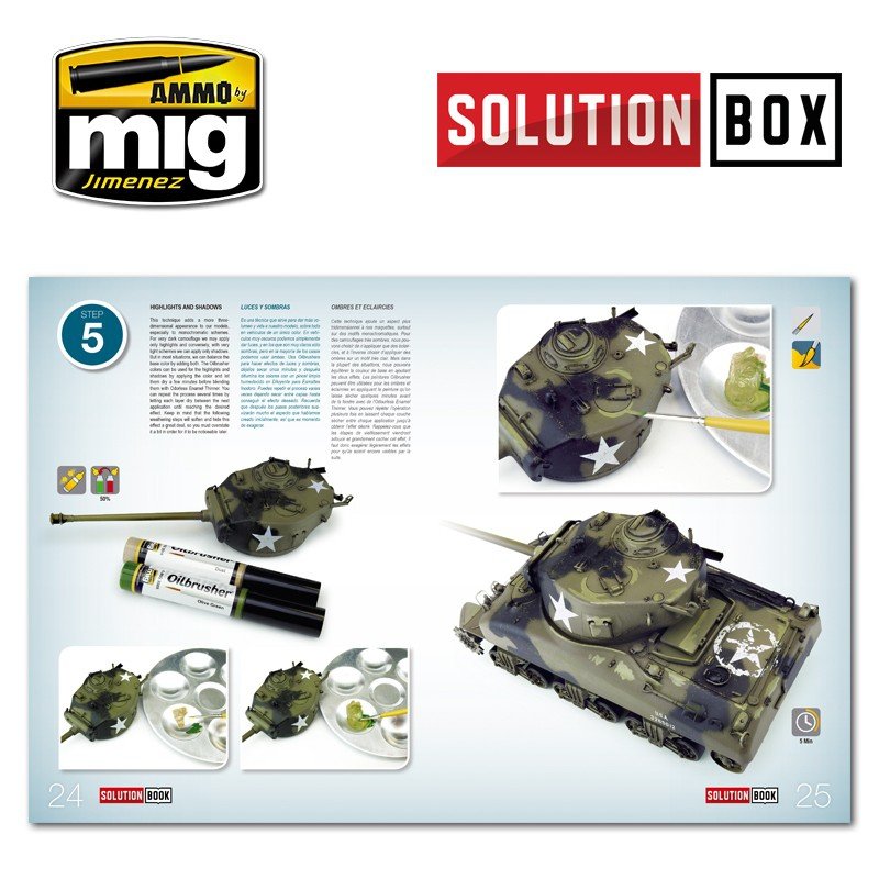 AMMO of Mig Jimenez 7700 WW II AMERICAN ETO SOLUTION BOX – immagine 7