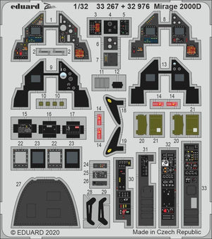 Eduard BIG33125 Mirage 2000D for KITTY HAWK 1/32 – immagine 2