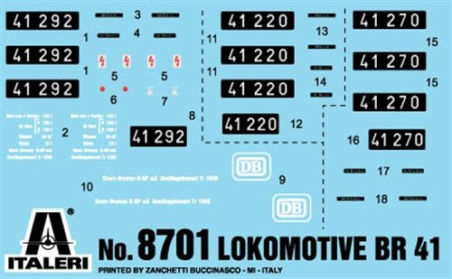 Italeri 8701 Lokomotive BR41 1/87 – image 5
