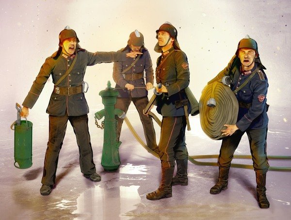 ICM 35632 WWII German Firemen 1/35