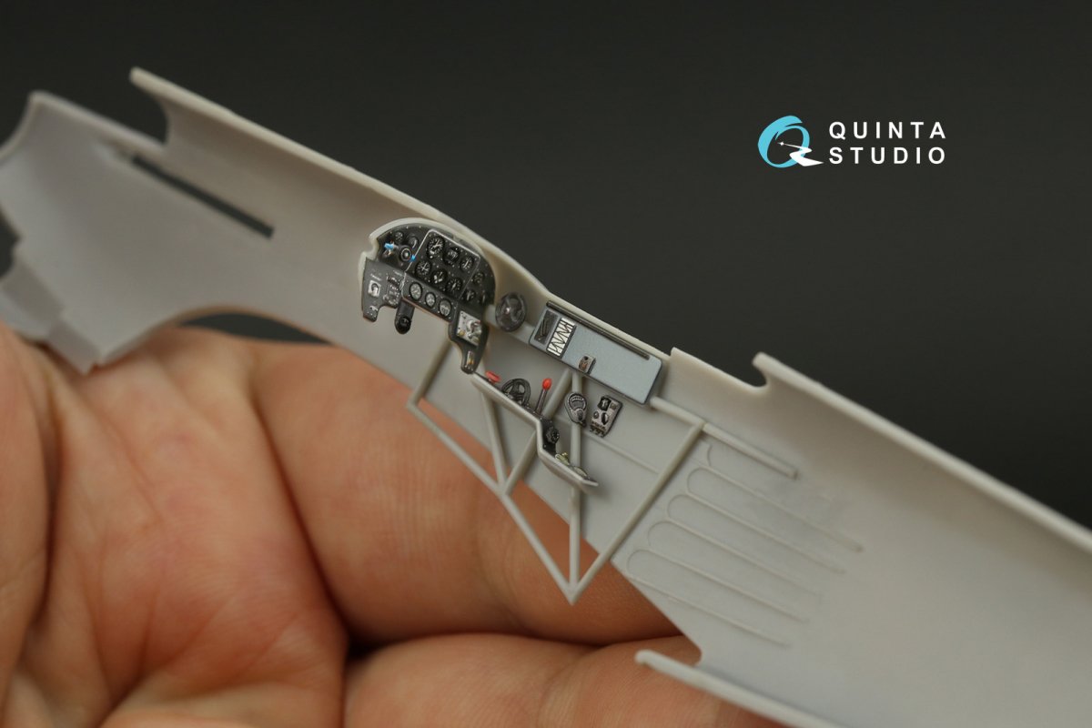 Quinta Studio QD48299 Yak-9T/DD 3D-Printed &amp;amp; coloured Interior on decal paper (Modelsvit) 1/48 – immagine 9