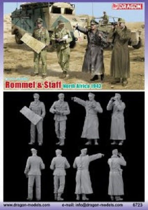 Dragon 6723 Rommel / Staff North Africa 1942 1/35 – immagine 2