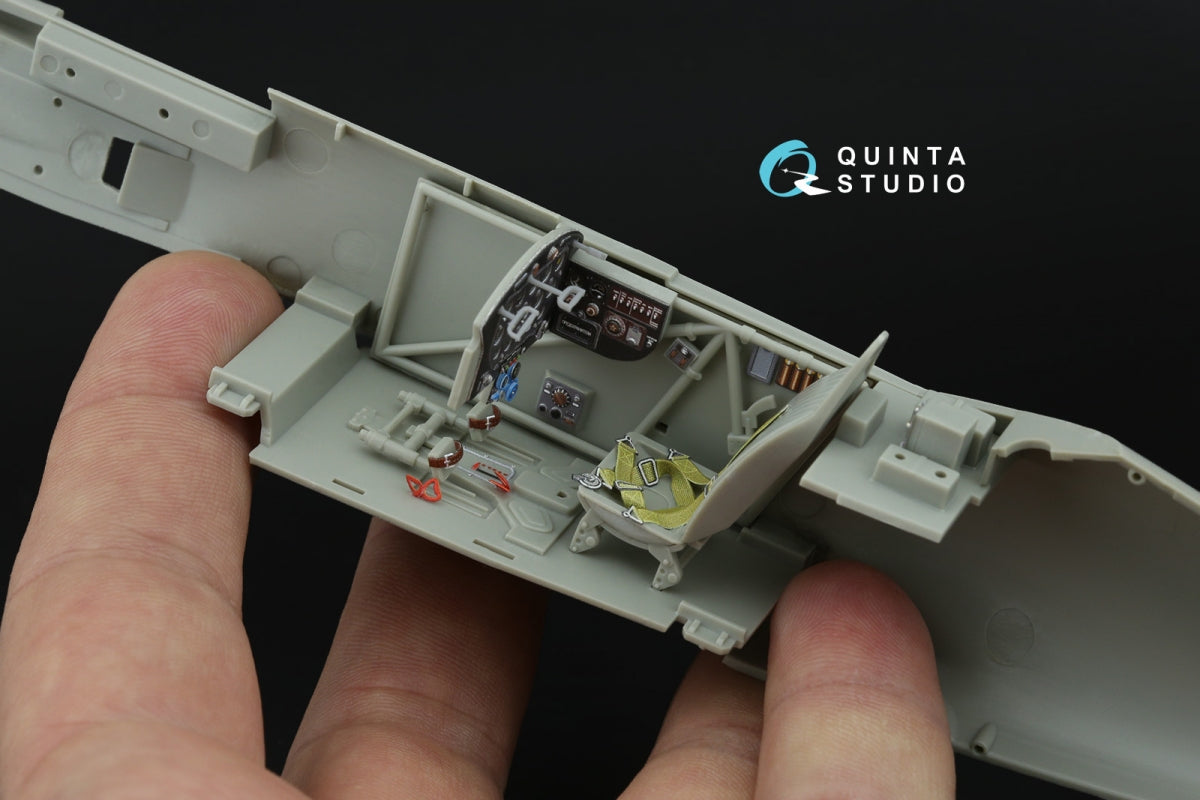Quinta Studio QD+32241 MiG-3 3D-Printed &amp;amp; coloured Interior on decal paper (Trumpeter) (with 3D-printed resin parts) 1/32 – immagine 10