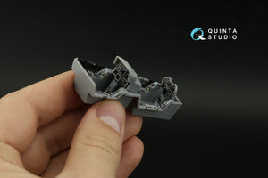 Quinta Studio QD48374 F/A-18F early 3D-Printed &amp;amp; coloured Interior on decal paper (Hobby Boss) 1/48 – immagine 7