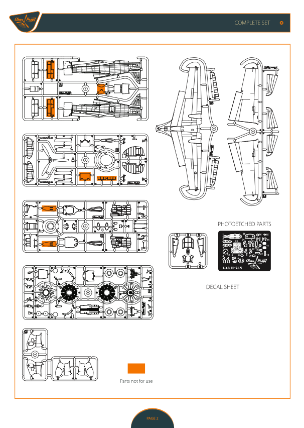 Hélice transparente ! Kit avancé CP4804 H-75N Hawk 1/48 – image 26
