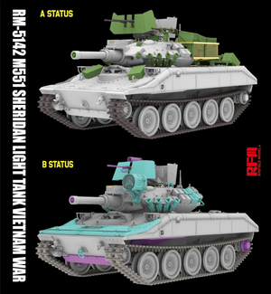 Rye Field Model 5142 M551 Light Tank Sheridan Vietnam War 1/35 – immagine 2