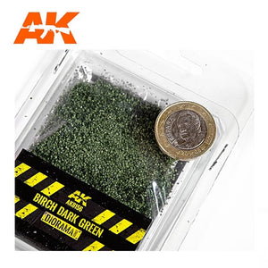 AK Interactive AK8156 BIRCH DARK GREEN LEAVES 28MM 1/72 – immagine 2